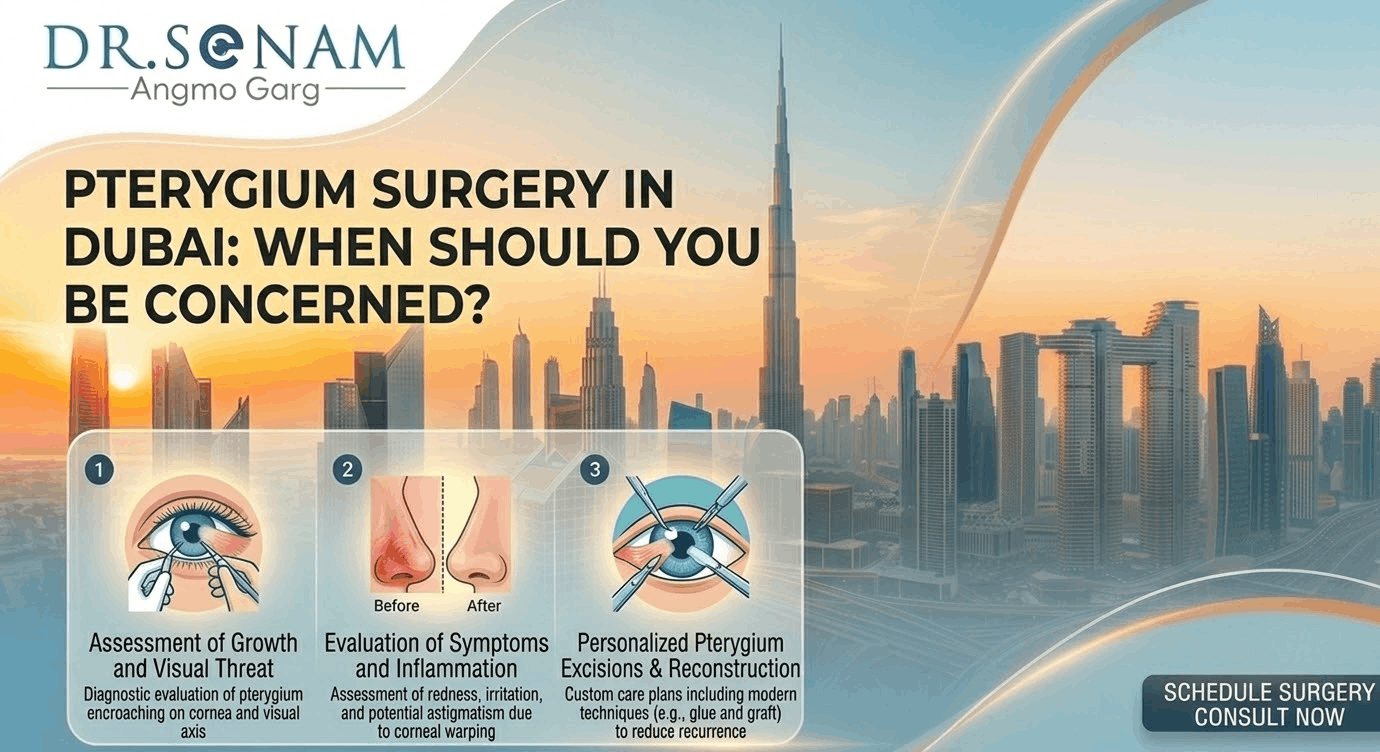 Pterygium Surgery in Dubai: When Should You Be Concerned?