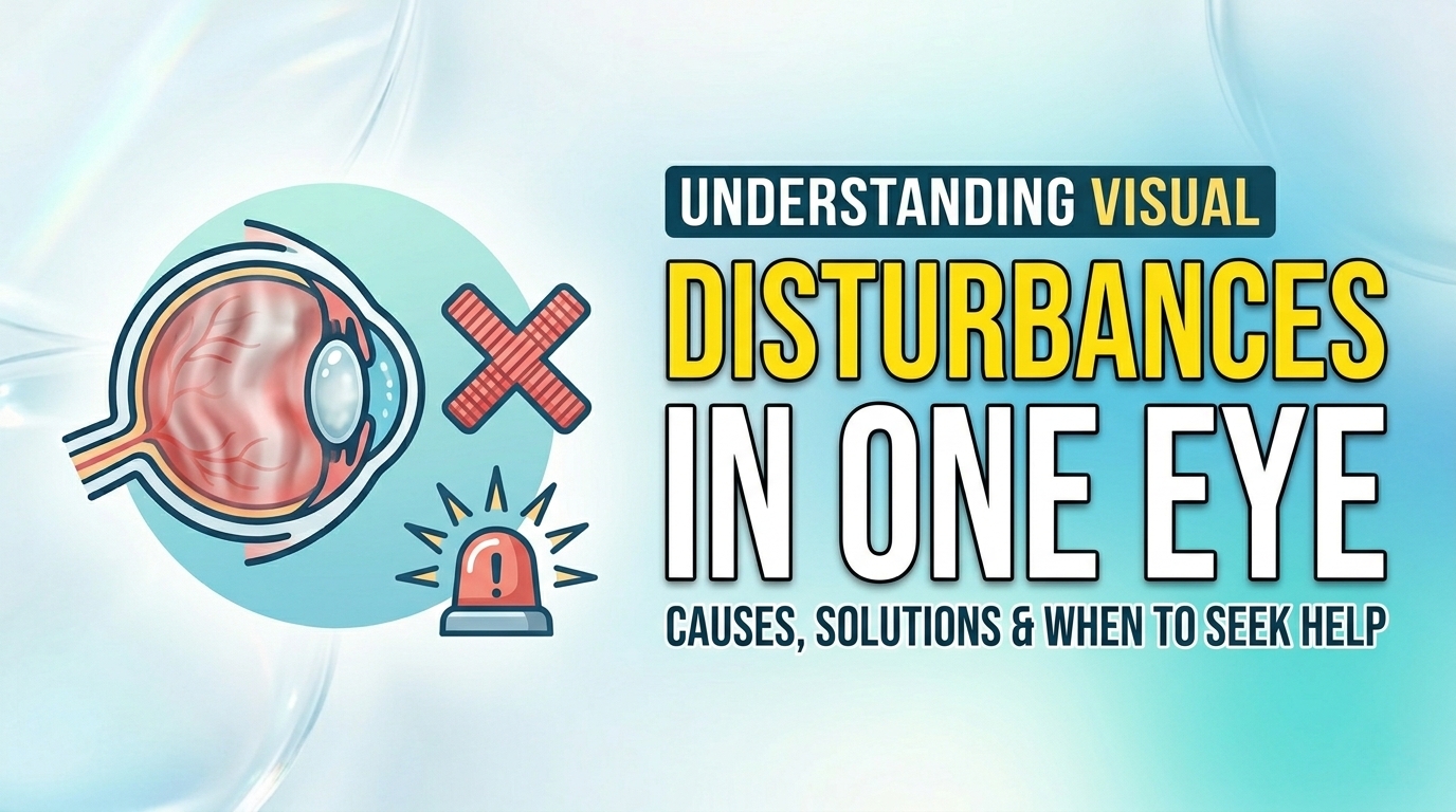 Treatment for Visual Disturbances in One Eye: Causes, Solutions, and When to Seek Help