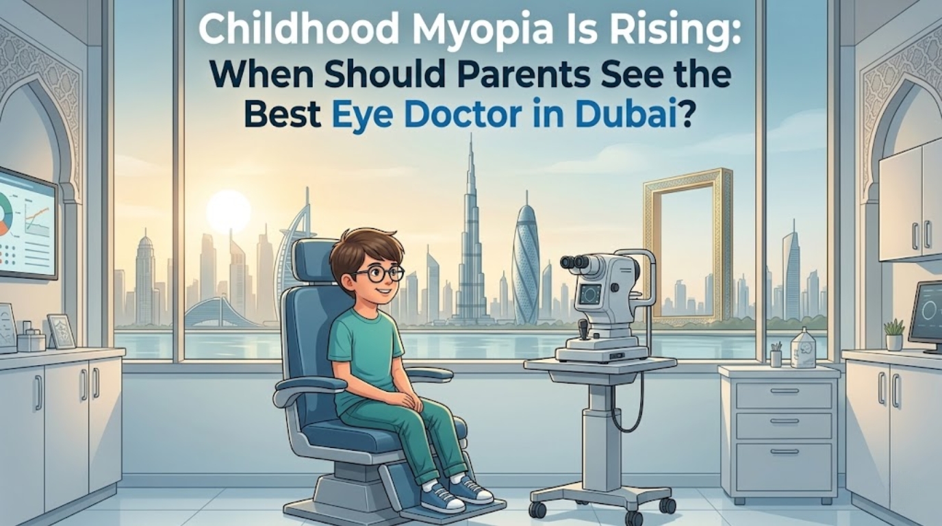 Childhood Myopia Is Rising: When Should Parents See the Best Eye Doctor in Dubai?